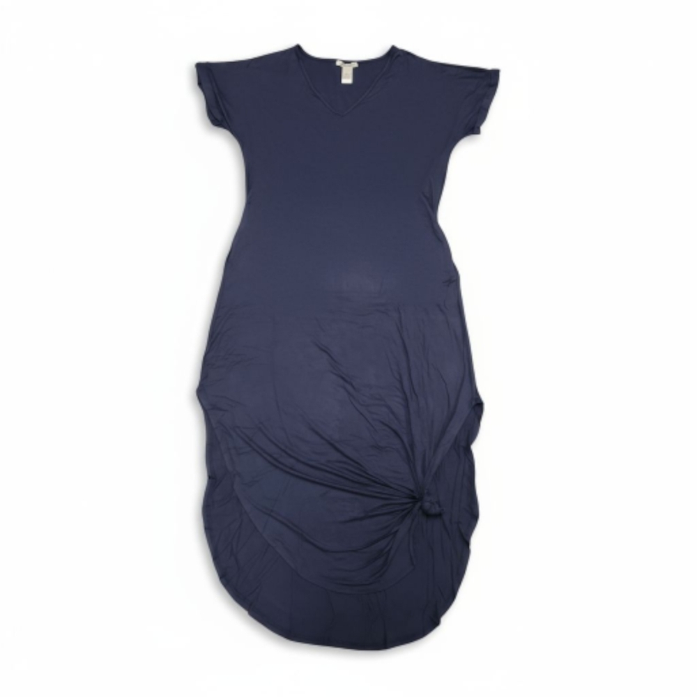 NWT Stilletto's Navy Blue Maxi Dress With Pockets, XL - Picture 2 of 9
